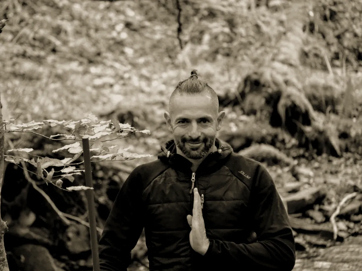 Gaudencio Ruiz Marcos en el bosque